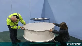 Valuline 4ft Antenna Installation Instructions VHLPX4 2015 models onward Radome Assembly and Attachm [upl. by Ecnerret]