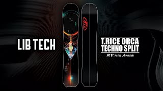 ORCA SPLIT  20242025 LIB TECH SNOWBOARD [upl. by Ezequiel562]