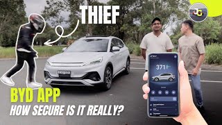 Can the BYD app stop theft  BYD app ultimate test [upl. by Hpseoj]