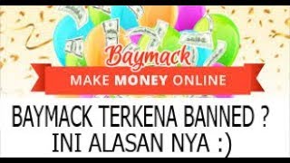 BAYMACK TERKENA BANNED  BLOKIR  LIAT VIDEO NYA SAMPAI SELESAI [upl. by Adnima]