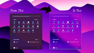 How to Make the Windows 11 Start Menu TRANSLUCENT [upl. by Dis693]