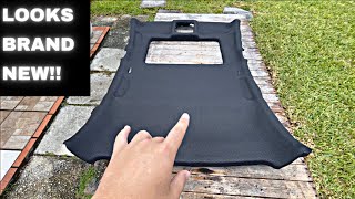 HOW TO wrap your G37 headliner [upl. by Ahsayn]