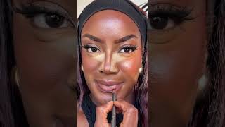 💜 darkskin makeuptutorial darkskinmakeup makeuptricks blackgirlmakeup [upl. by Starlene881]