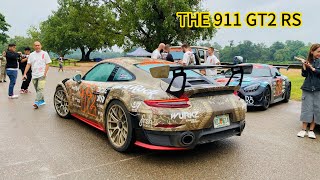 Porsche 911 GT2 RS Rolling at Angkor Wat  WalkAround 4K [upl. by Dedrick]