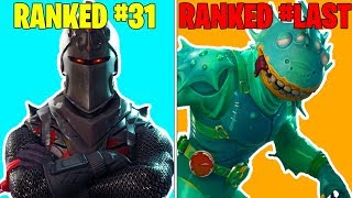 RANKING EVERY LEGENDARY SKIN FROM WORST TO BEST  Fortnite Battle Royale [upl. by Alekram]