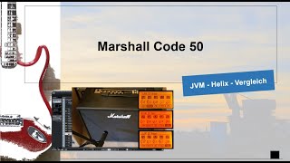 Marshall Code 50  Sounds und Vergleich [upl. by Ahselrak]