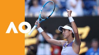 Garbiñe Muguruza quotIm very excited to be in the finalquot  Australian Open 2020 OnCourt Interview [upl. by Kaczer]