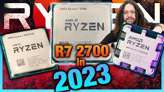 AMD Ryzen 7 2700X in 2023 Benchmarks vs 5800X3D 7800X3D amp More CPU Upgrades [upl. by Statis]