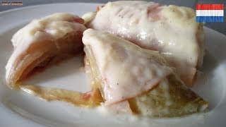 Ham wrapped Chicory with Cheesesauce  Witlof Ham met kaassaus [upl. by Suilmann]