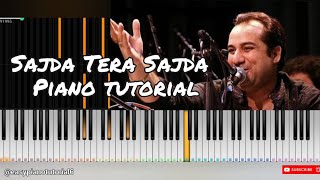 Sajda Tera Sajda easypianotutorial6 sajdatera bollywood [upl. by Ilana]