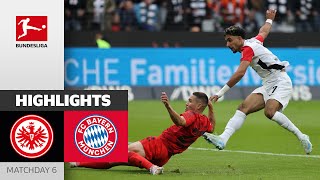 SGE Saves Draw In Injury Time  Eintracht Frankfurt  Bayern München 33  Highlights  MD 6 [upl. by Dex]