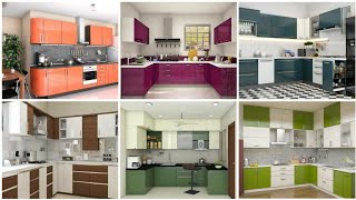 Modular Kitchen Cabinets Color Combination  Kitchen Cupboard Colour Combination  Home Interior [upl. by Zima195]