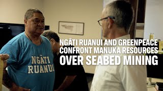 Representatives from Ngāti Ruanui confront seabed mining company Manuka Resources at their AGM [upl. by Dnomsaj]