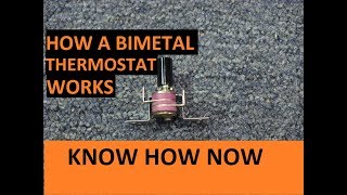 How Does a Bimetal Thermostat Work [upl. by Alboran]