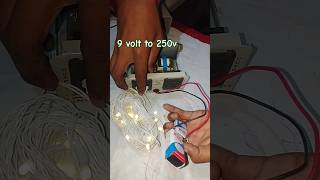 DC to AC converter with decoration light trendingshorts viralshort electrical [upl. by Alidia]