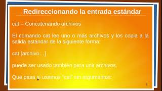 Aprende Terminal de Linux desde cero video 10 Redireccionamientocomando cat [upl. by Wallache]
