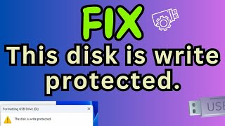 How to Format a USB Flash Drive using Command Prompt in Windows quotThe disk is write protectedquot Fix [upl. by Akibma]