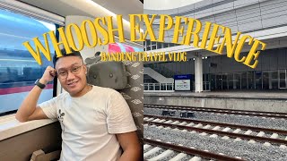 Kapok naik Whoosh Short trip ke Bandung Stay di Hotel Murah dan Strategis [upl. by Adnamahs]