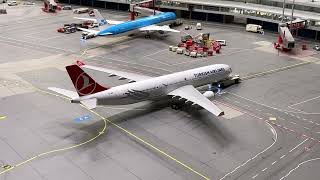 Plane Spotting at the Miniatur Wunderland Knuffingen Airport in Hamburg ✈️😲😍 [upl. by Winfrid]