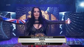 Saraya Entrance  AEW Dynamite October 10 2023 [upl. by Strickman]