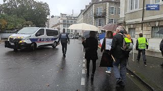 Les résistants sous la pluie  PAU 64 09112024 [upl. by Cathrin700]