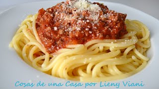 Como hacer la Salsa Boloñesa o Bolognese de la Abuela [upl. by Porett]