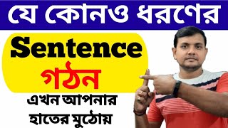 Sentence Making in English  Sentence Bangla  সহজে সূত্রের সাহায্যে ইংরেজিতে Sentence তৈরি [upl. by Capps]