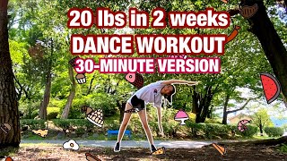 30 MINUTE VERSION 20 lbs in 2 weeks DANCE WORKOUT [upl. by Ahsikym]