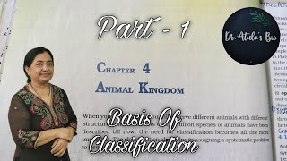 Animal Kingdom  Part 1  Class 11 Biology  NCERTNEET [upl. by Piotr]