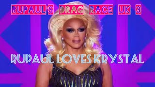 Rupaul Living For Krystal Versace Compilation rupaul’s drag race UK 3 [upl. by Catie]