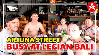 BUSY  Latest Updates Legian Bali on Arjuna street [upl. by Ikram833]