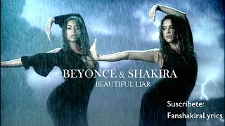 Beyoncé amp Shakira  Beautiful Liar Lyrics [upl. by Arva]