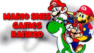 Ranking Every Mario Game on the SNES [upl. by Irol652]