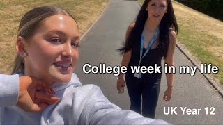 college student week in my life vlog  UK year 12 [upl. by Ynohta400]