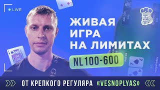 Живая игра на лимитах NL100600 от крепкого регуляра «vesnoplyas» [upl. by Della107]