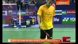 Badminton Terbuka Perancis Datuk Lee Chong Wei mara ke separuh akhir [upl. by Anaizit]