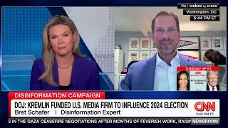 Russian Influence Operations on the US Presidential Election  GMFs Bret Schafer Joins CNN [upl. by Calica]