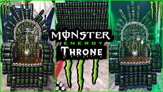 How To Make A Monster Energy Chair  Throne DIY Tutorial monsterenergy monsterenergygun DIY [upl. by Quintina]