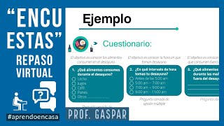 APRENDO EN CASA  SEMANA 18  1RO SEC Y 2DO SEC  ENCUESTAS [upl. by Nikola]