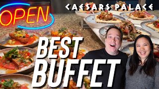 CAESARS BUFFET LAS VEGAS The NEW All You Can Eat Buffet in Las Vegas [upl. by Ekram]