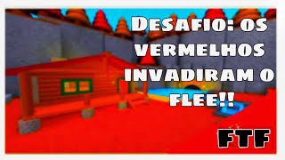 Desafio cumprido Os vermelhos invadem o Flee The Facility  Roblox [upl. by Nylirret]