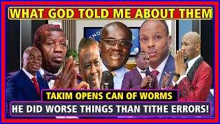 NOT ENOUGH Apst Takim Speaks On Many Sins Of Pastors Adeboye Oyedepo Olukoya And Enenche [upl. by Ytram923]