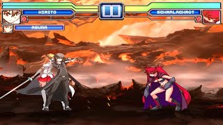 Asuna amp Kirito VS Scharlachrot [upl. by Dloraj291]