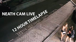 12 hour time lapse  Neath Cam Live  South Wales [upl. by Gennie]