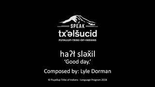 SONG haÊ”Å‚ slÉ™xÌŒil  Lyle Dorman [upl. by Aneelak]