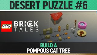 LEGO Bricktales  Build a pompous cat tree  Desert Puzzle 6 Solution [upl. by Birch]