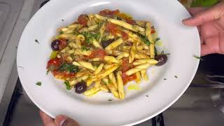 pasta fresco con tonno e pomodorini 😋🇮🇹 food cooking italianfoodlover recipe [upl. by Hgielhsa599]