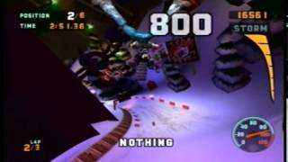 Lets Play Sled Storm PS2 Level 3 Polarfest [upl. by Occor]