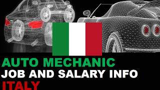 Auto mechanic Job and Salary in Italy  Jobs and Wages in Italy [upl. by Wiggins932]