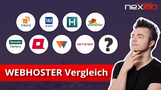 Der große WEBHOSTER VERGLEICH IONOS  STRATO  ALLINKL  DomainFactory  Domainexpress etc [upl. by Euf]